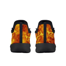 Load image into Gallery viewer, Lightweight Mesh Knit Sneaker - Black
