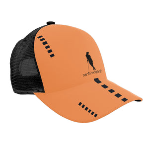 815 Edition Hebrew  Womens Golfers  Brim Mesh Baseball Cap