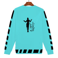 Load image into Gallery viewer, Arabic  Women&#39;s All Over Print Sweater
