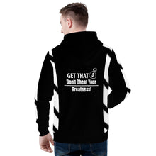 Load image into Gallery viewer, Don't Cheat Your Greatness, Get That Bag, Men's Hoodie
