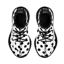Load image into Gallery viewer, Kids Mesh Knit Sneaker - Black

