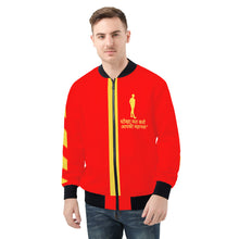 Load image into Gallery viewer, Hindi  Men's Bomber Jacket
