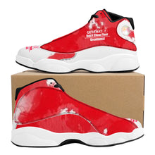 Load image into Gallery viewer, Get That Bag, Basketball Shoes - Red &amp; White
