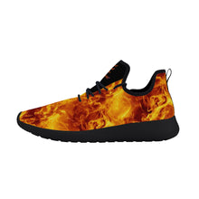 Load image into Gallery viewer, Lightweight Mesh Knit Sneaker - Black
