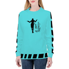 Load image into Gallery viewer, Arabic  Women&#39;s All Over Print Sweater
