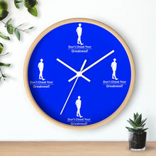 Load image into Gallery viewer, Blue &amp; White Wall clock
