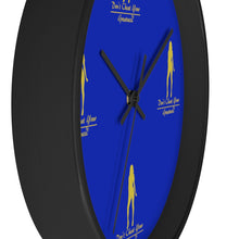 Load image into Gallery viewer, Womens Blue &amp; Gold Wall clock

