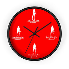 Load image into Gallery viewer, Women's Red &amp; White Wall clock
