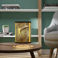 Hebrew Tripod Lamp with High-Res Printed Shade, US\CA plug