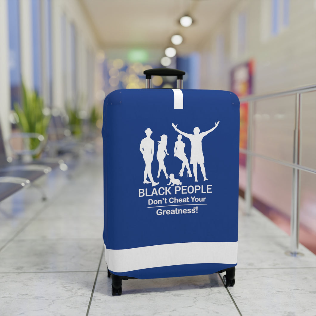 Black People Luggage Cover