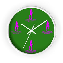 Load image into Gallery viewer, Women's Pink &amp; Green Wall Clock
