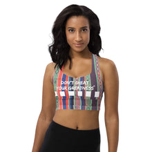 Load image into Gallery viewer, Women's Longline sports bra
