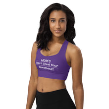 Load image into Gallery viewer, Mom's Longline sports bra

