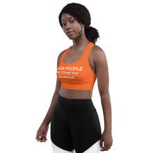Load image into Gallery viewer, Black People sports bra
