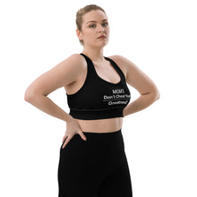 Load image into Gallery viewer, Mom's Longline sports bra
