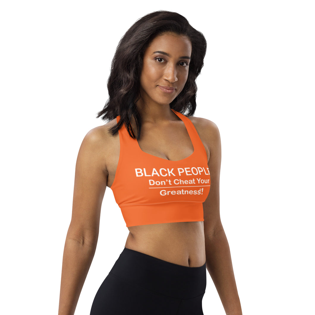Black People sports bra
