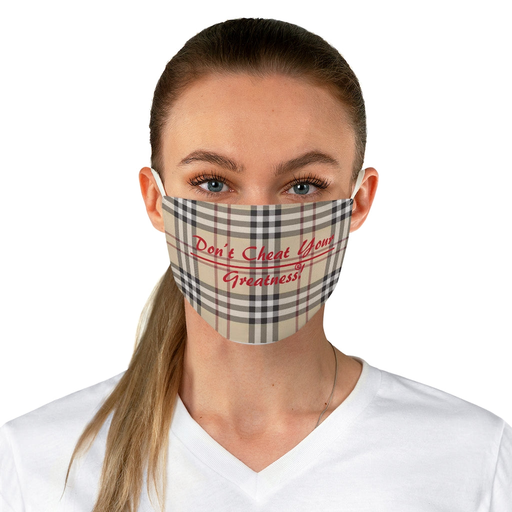 Burberry Fabric Face Mask