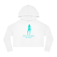 Load image into Gallery viewer, Women’s Cropped Hooded Sweatshirt
