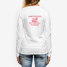Load image into Gallery viewer, Hair Stylists Women's Crew Neck Long sleeve T-shirt
