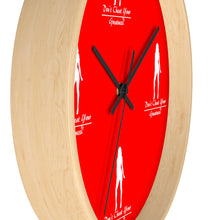 Load image into Gallery viewer, Women's Red &amp; White Wall clock
