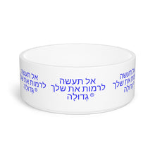Load image into Gallery viewer, Hebrew Pet Bowl
