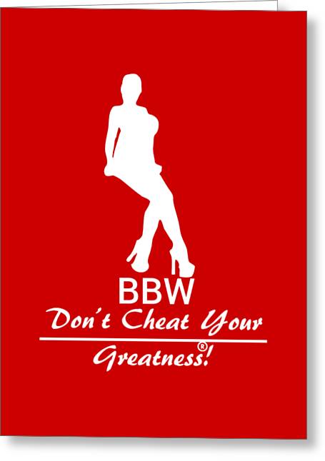 Bbw  - Greeting Card
