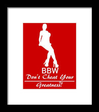 Load image into Gallery viewer, Bbw  - Framed Print
