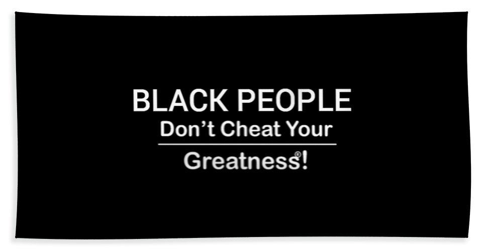 Black People - Bath Towel