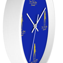 Load image into Gallery viewer, Womens Blue &amp; Gold Wall clock
