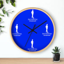 Load image into Gallery viewer, Blue &amp; White Wall clock
