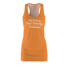 Load image into Gallery viewer, Faithful Women's Cut &amp; Sew Racerback Dress
