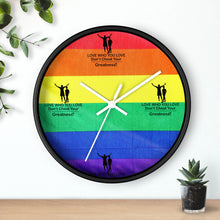 Load image into Gallery viewer, LGBTQ Wall clock
