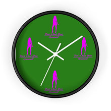 Load image into Gallery viewer, Women's Pink &amp; Green Wall Clock
