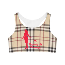 Load image into Gallery viewer, Espanol Burberry Seamless Sports Bra (AOP)
