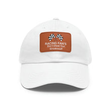 Load image into Gallery viewer, Racing Fan's Dad Hat with Leather Patch
