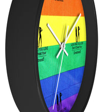 Load image into Gallery viewer, LGBTQ Lesbian Wall clock

