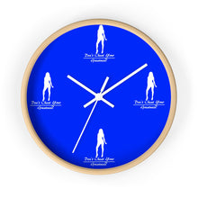 Load image into Gallery viewer, Women's Blue &amp; White Wall clock

