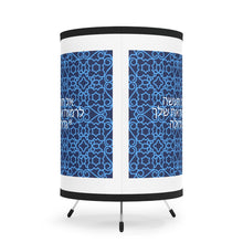 Load image into Gallery viewer, Hebrew Tripod Lamp with High-Res Printed Shade, US\CA plug
