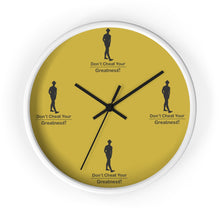 Load image into Gallery viewer, Black &amp; Gold Wall clock
