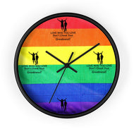 LGBTQ Wall clock