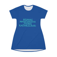 Filipino All Over Print T-Shirt Dress