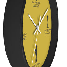 Load image into Gallery viewer, Black &amp; Gold Wall clock
