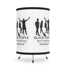Load image into Gallery viewer, Black People Tripod Lamp with High-Res Printed Shade, US\CA plug
