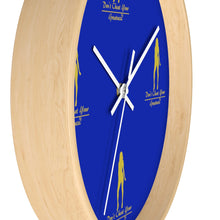 Load image into Gallery viewer, Womens Blue &amp; Gold Wall clock
