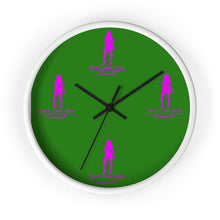 Load image into Gallery viewer, Women's Pink &amp; Green Wall Clock
