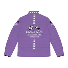 Load image into Gallery viewer, Racing Fan's Female Puffer Jacket (AOP)
