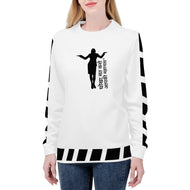 Hindi  Women's All Over Print Sweater