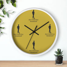 Load image into Gallery viewer, Black &amp; Gold Wall clock
