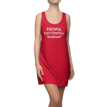 Load image into Gallery viewer, Faithful Women's Cut &amp; Sew Racerback Dress
