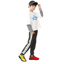 Load image into Gallery viewer, Kids Mesh Knit Sneaker - Black

